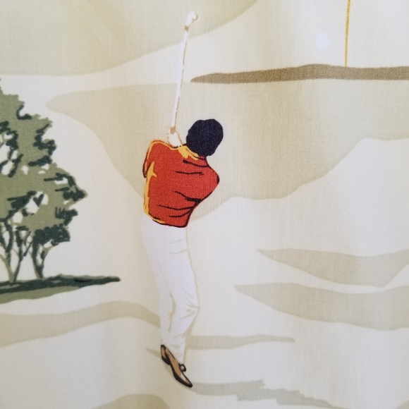 Campia Men’s Golf Print Shirt Short Sleeve Size Lg - Picture 11 of 11